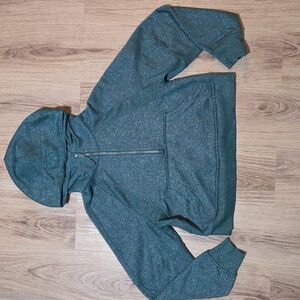 Lululemon Scuba Oversized Half-Zip Hoodie *Spark Storm Teal / Silver Size XS/S